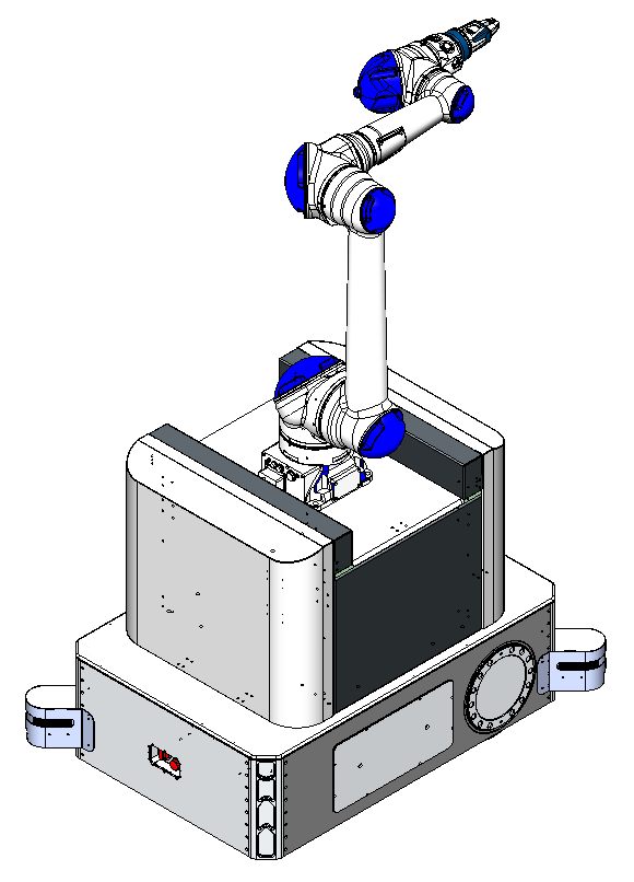 Robot collaboratif EVOBOT MG Tech avec l'intégration d'un cobot